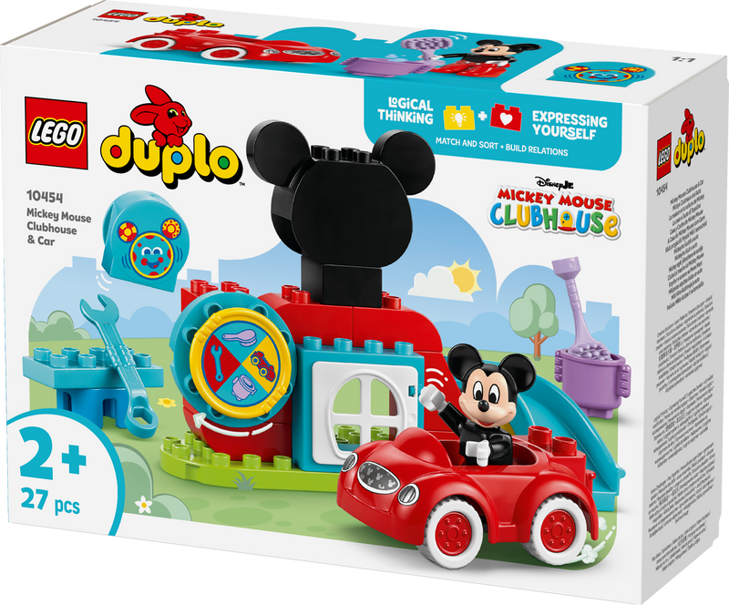 LEGO Mickey Mouse Clubhuis en auto 10454 DUPLO (Pre-Order: maart 2025) @ 2TTOYS | Official LEGO shop😊🥰 2TTOYS | Official LEGO shop😊🥰 €. 16.99