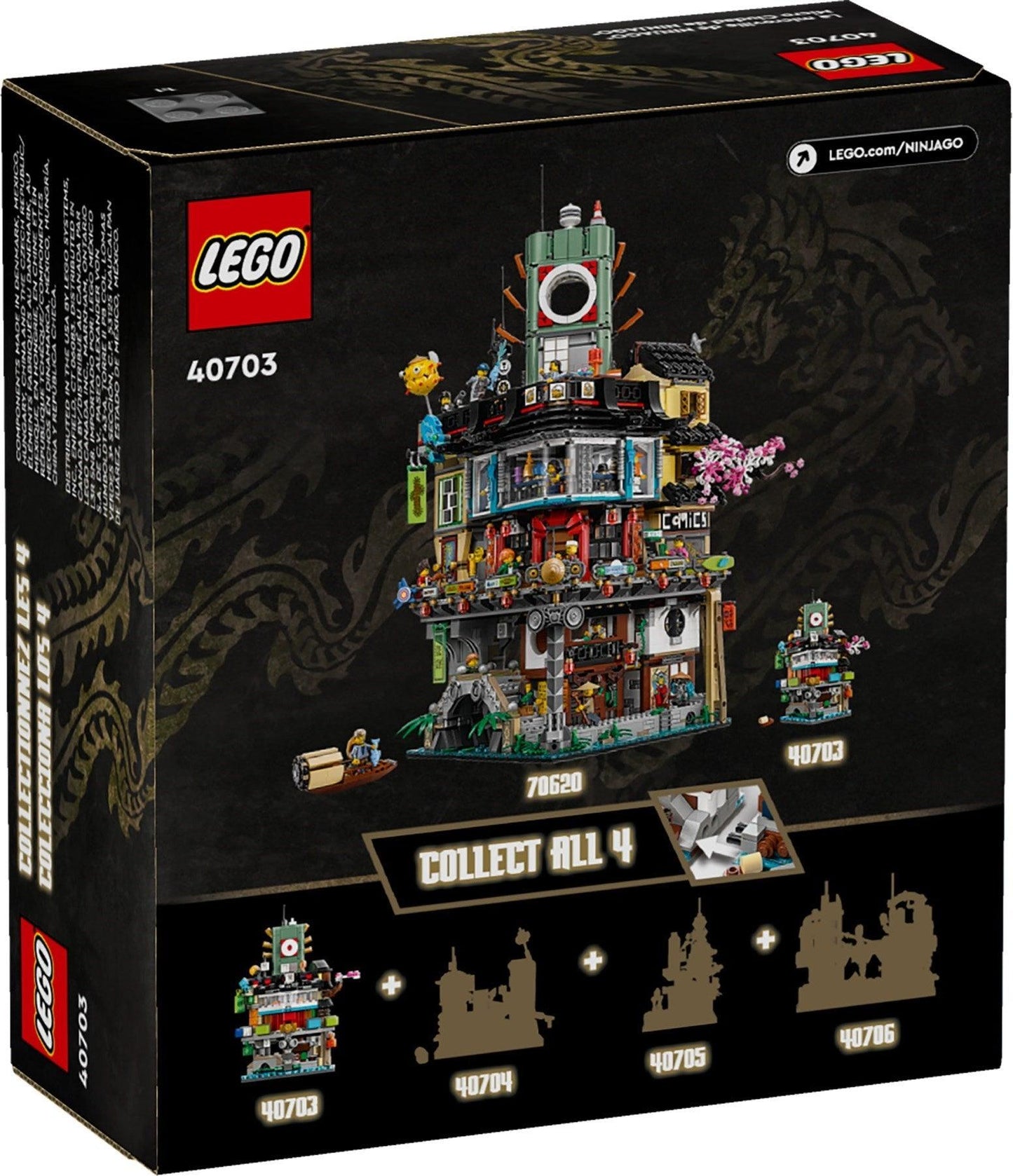 LEGO Micro NINJAGO City: Bouw je eigen mini NINJAGO stad 40703 Ninjago (USED) LEGO NINJAGO @ 2TTOYS | Official LEGO shop😊🥰 LEGO €. 19.99