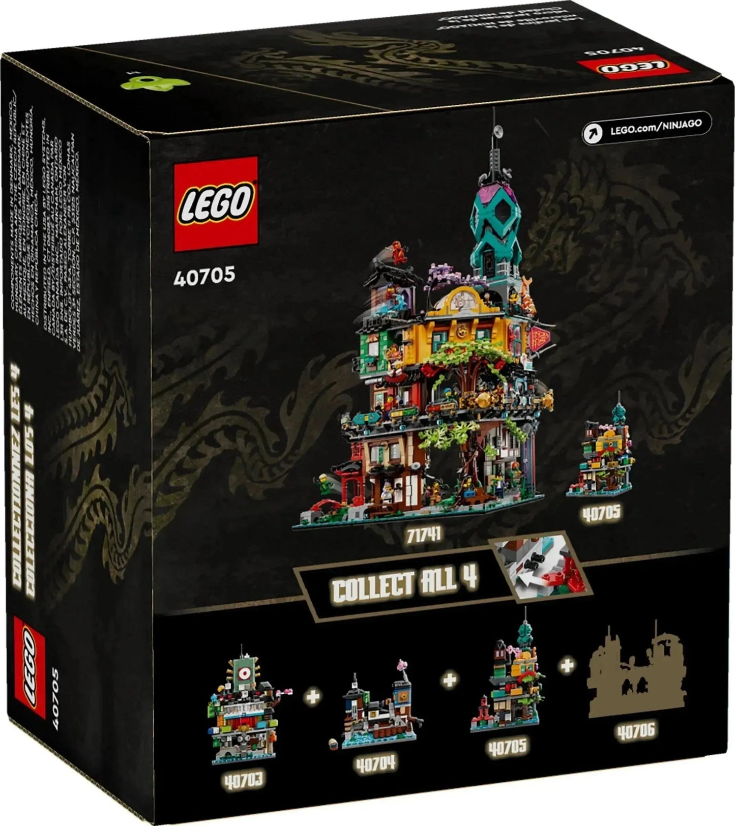 LEGO Micro NINJAGO® stadstuinen 40705 Ninjago LEGO NINJAGO @ 2TTOYS | Official LEGO shop😊🥰 LEGO €. 14.49