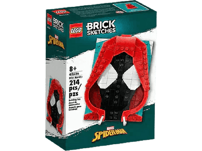 LEGO Miles Morales afbeelding 40536 Spiderman Bricksketches LEGO BRICKHEADZ @ 2TTOYS | Official LEGO shop😊🥰 LEGO €. 16.99