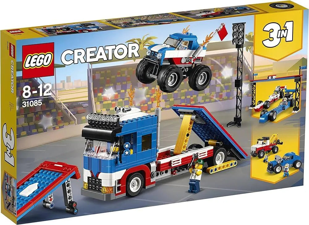 LEGO Mobiele Stunstshow met Monstertruck 31085 Creator 3-in-1 LEGO CITY STUNTZ @ 2TTOYS | Official LEGO shop😊🥰 LEGO €. 39.99