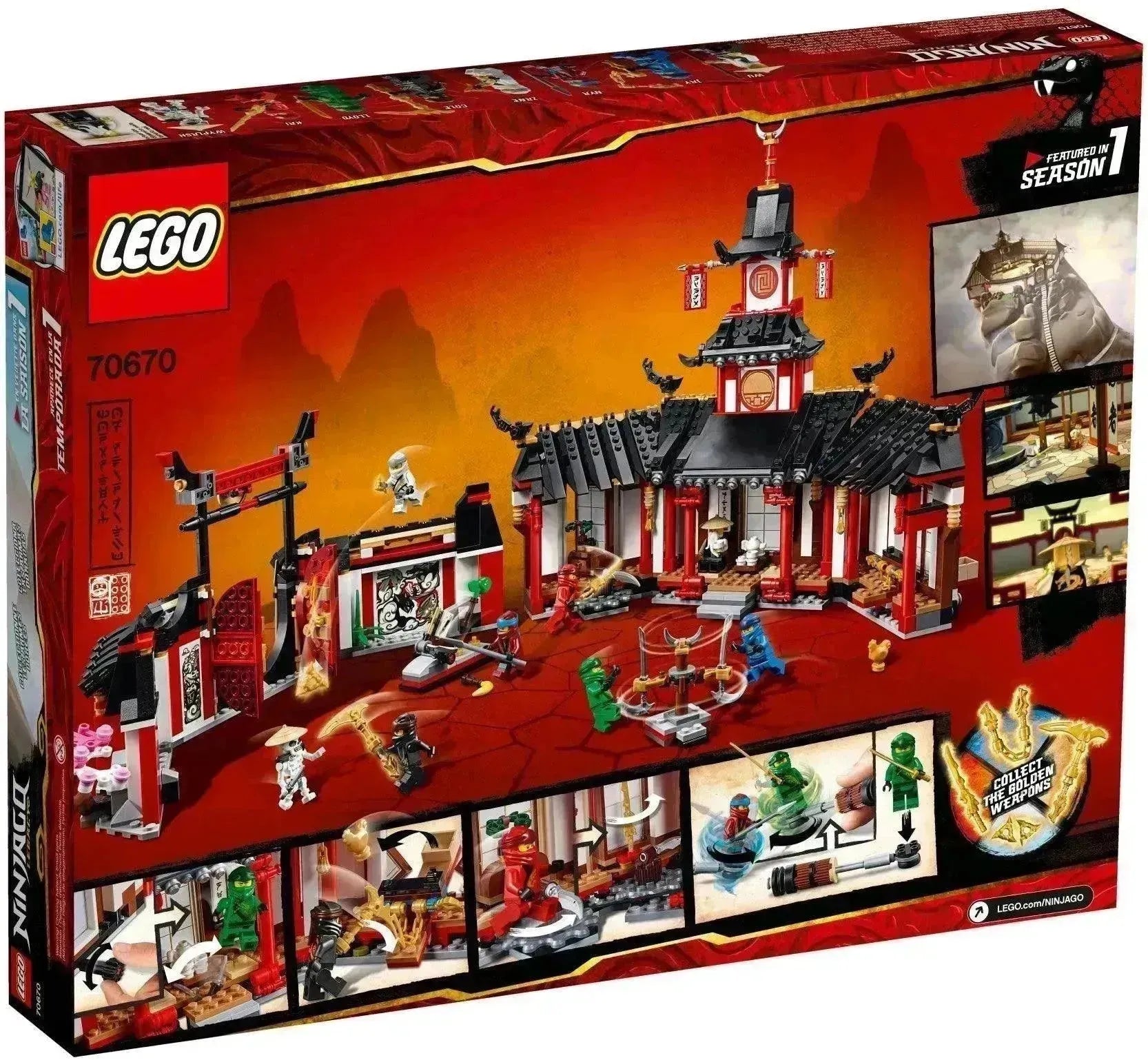 LEGO Monastery of Spinjitzu 70670 Ninjago LEGO NINJAGO @ 2TTOYS | Official LEGO shop😊🥰 LEGO €. 84.99