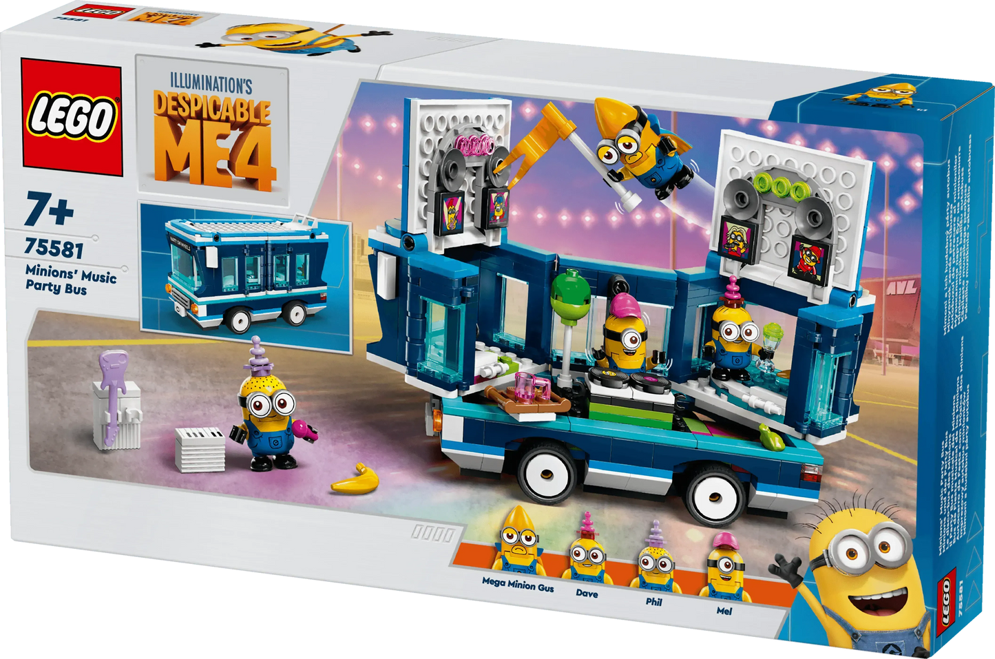 LEGO Muzikale feestbus van de Minions 75581 Minions LEGO MINIONS @ 2TTOYS | Official LEGO shop😊🥰 LEGO €. 33.98