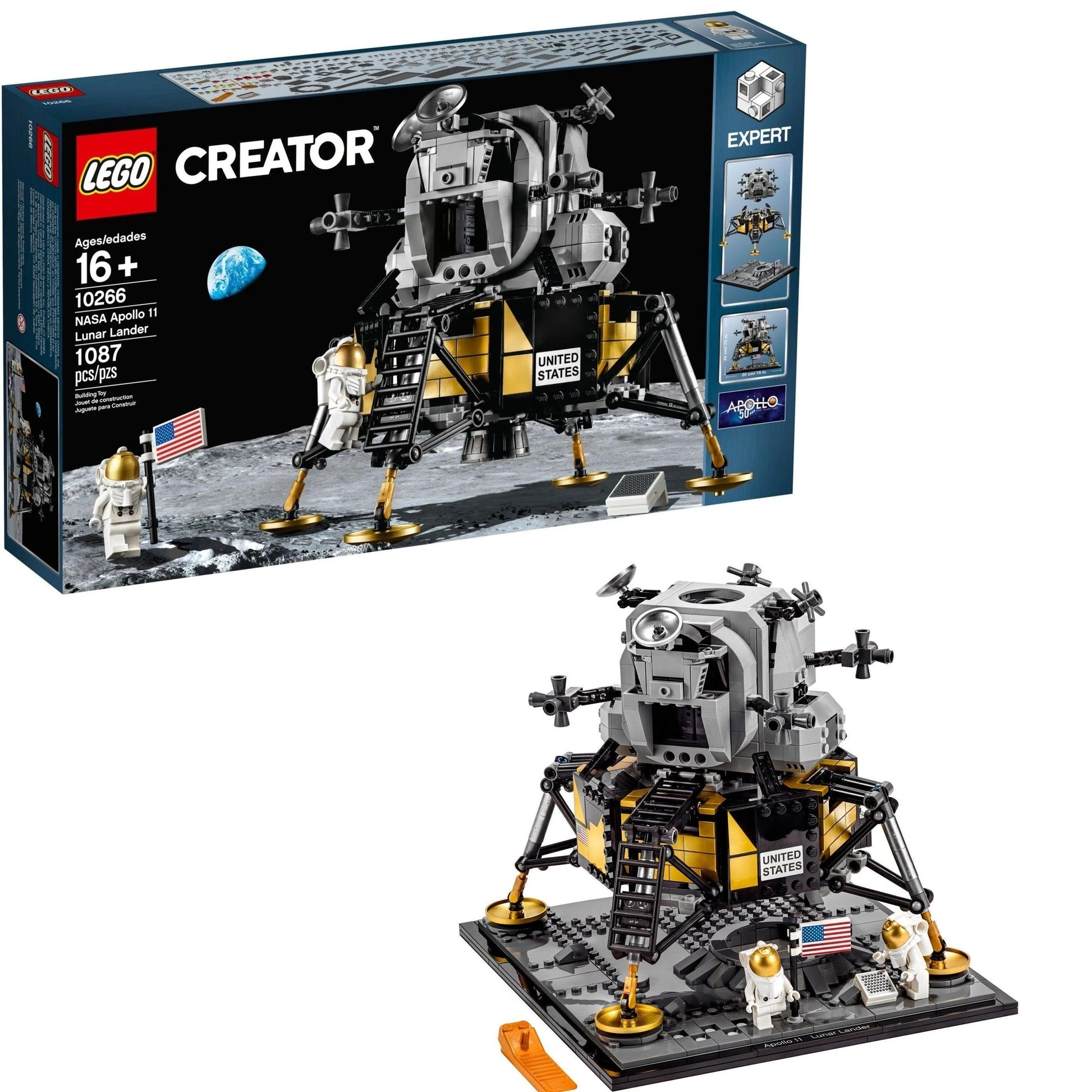 LEGO NASA Apollo 11 Maanlander 10266 Creator Expert LEGO CREATOR EXPERT @ 2TTOYS | Official LEGO shop😊🥰 LEGO €. 114.99