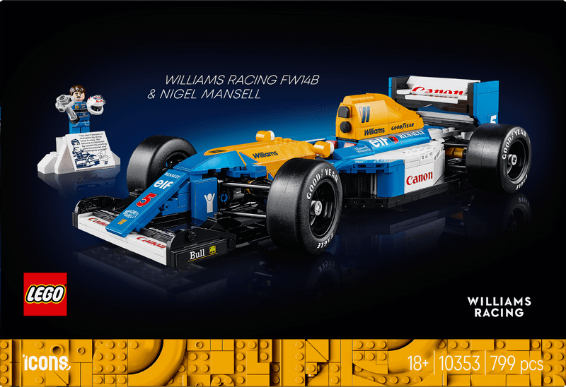 LEGO Nigel Mansell's F1 car 10353 Icons @ 2TTOYS | Official LEGO shop😊🥰 2TTOYS | Official LEGO shop😊🥰 €. 67.98