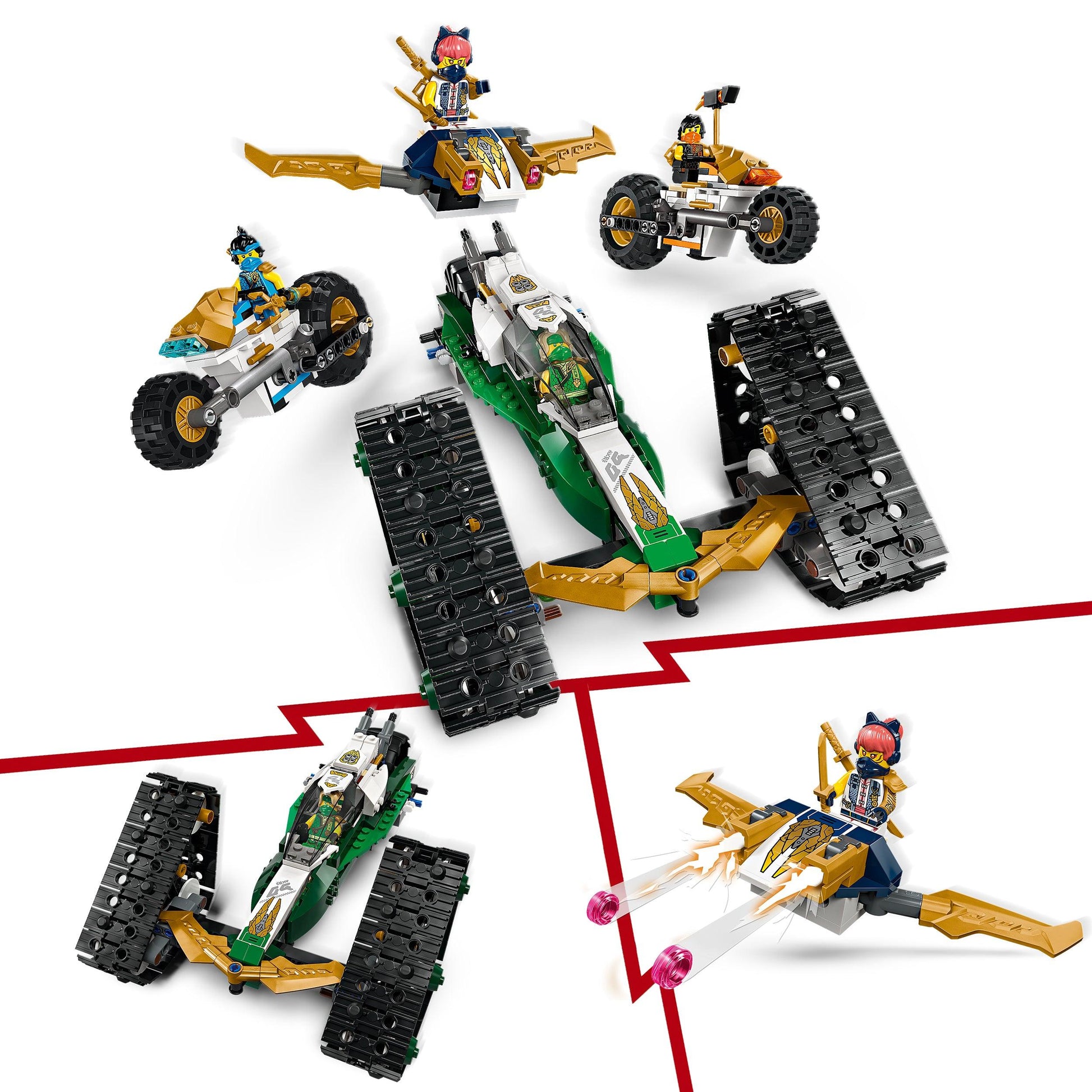 LEGO Ninja Team Combi Rups 71820 Ninjago (Pre-Order: verwacht juni) LEGO Ninjago @ 2TTOYS LEGO €. 76.49