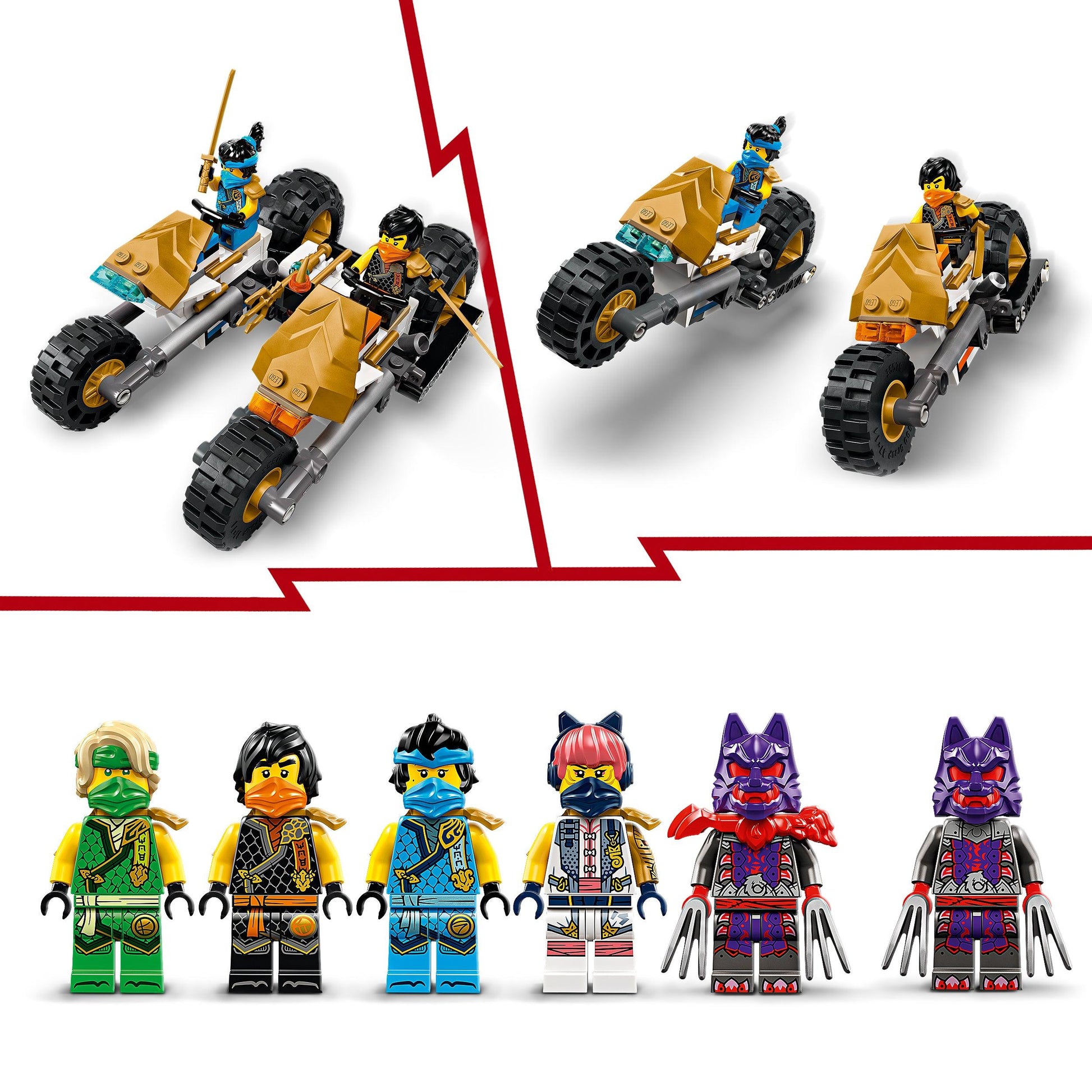 LEGO Ninja Team Combi Rups 71820 Ninjago (Pre-Order: verwacht juni) LEGO Ninjago @ 2TTOYS LEGO €. 76.49