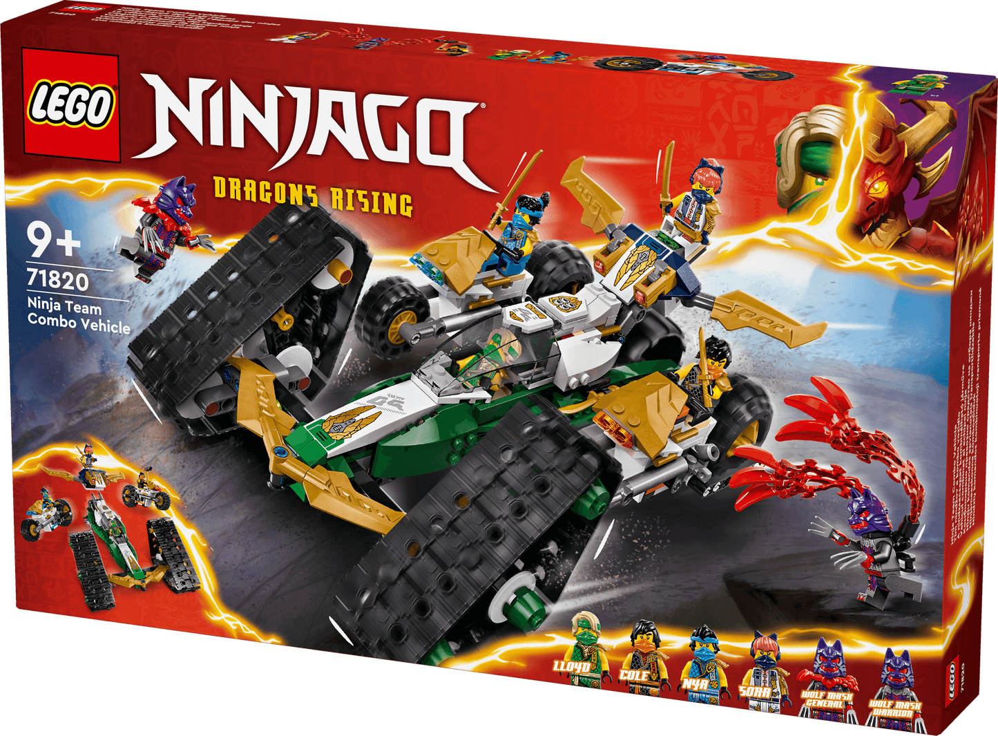 LEGO Ninja Team Combi Rups 71820 Ninjago (Pre-Order: verwacht juni) LEGO Ninjago @ 2TTOYS LEGO €. 76.49