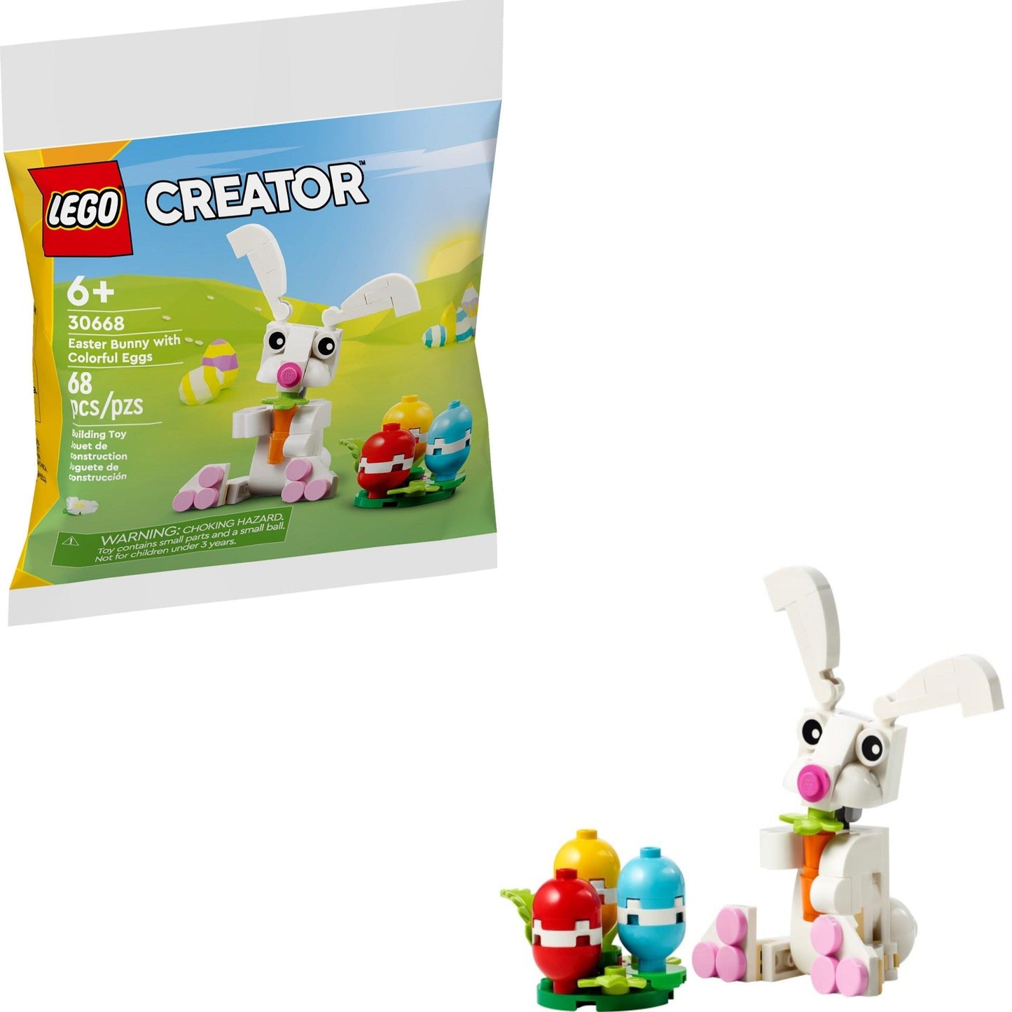 LEGO Paashaas met kleurrijke eieren 30668 Creator LEGO CREATOR @ 2TTOYS | Official LEGO shop😊🥰 LEGO €. 4.99