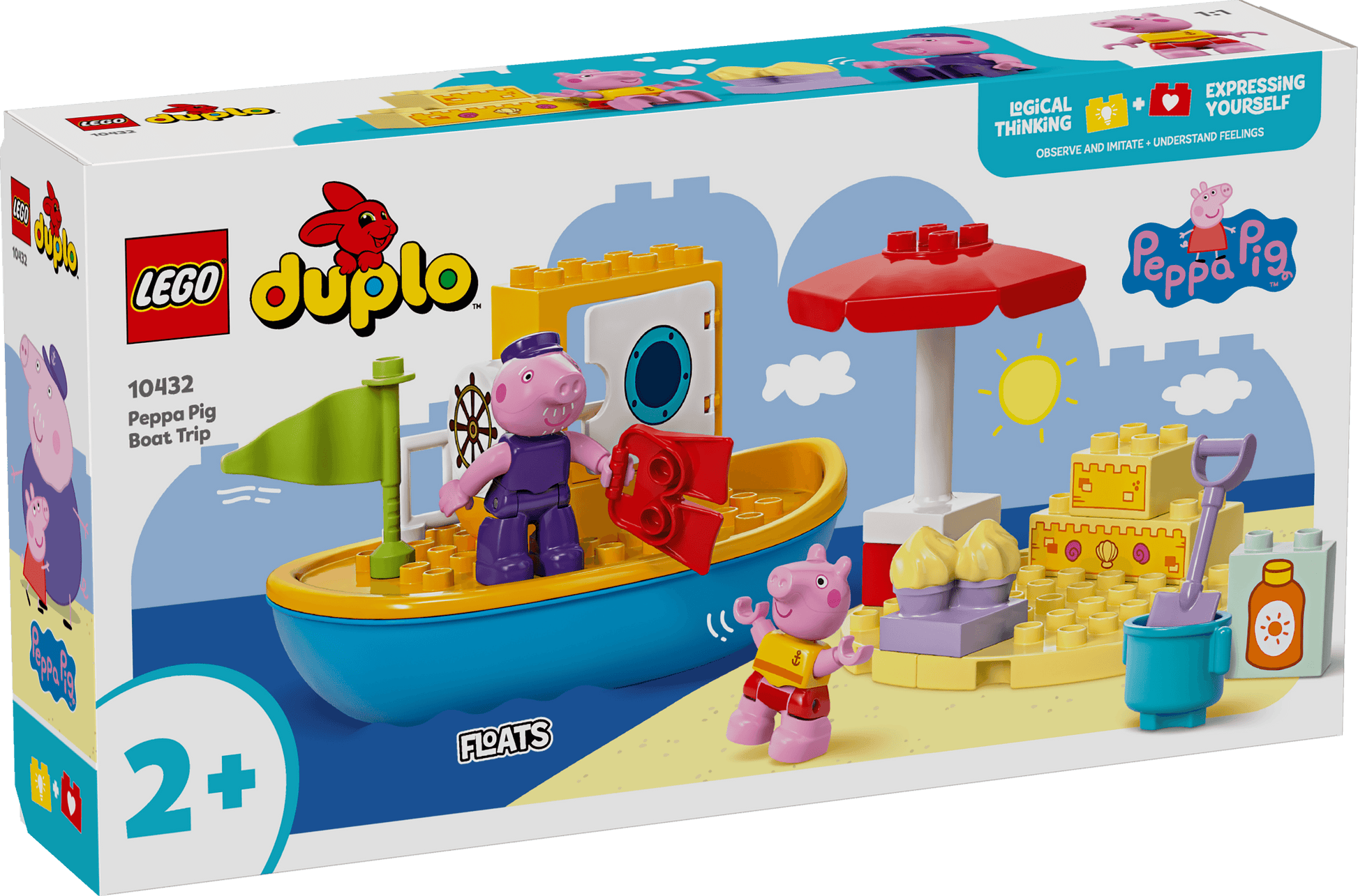 LEGO Peppa Big bootreis 10432 DUPLO (Pre-Order: verwacht juni) PEPPA PIG @ 2TTOYS LEGO €. 24.99