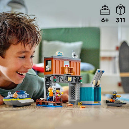 LEGO Politiespeedboot en boevenschuilplaats 60417 City LEGO CITY @ 2TTOYS | Official LEGO shop😊🥰 LEGO €. 32.49