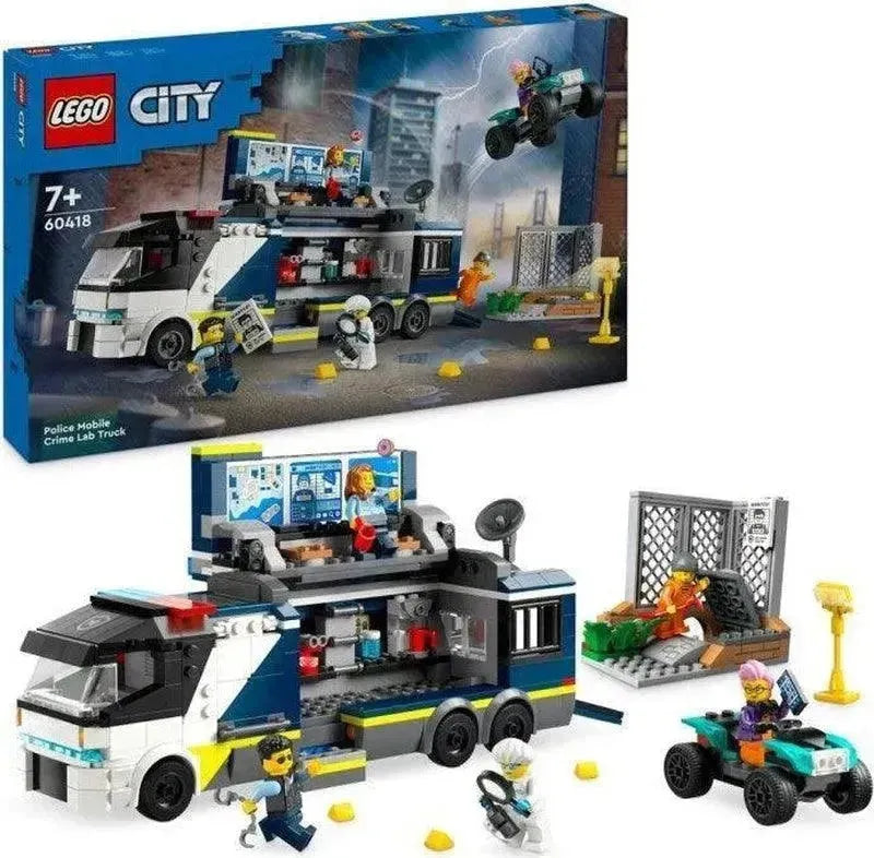 LEGO Politiewagen met laboratorium 60418 City LEGO CITY @ 2TTOYS | Official LEGO shop😊🥰 LEGO €. 46.48