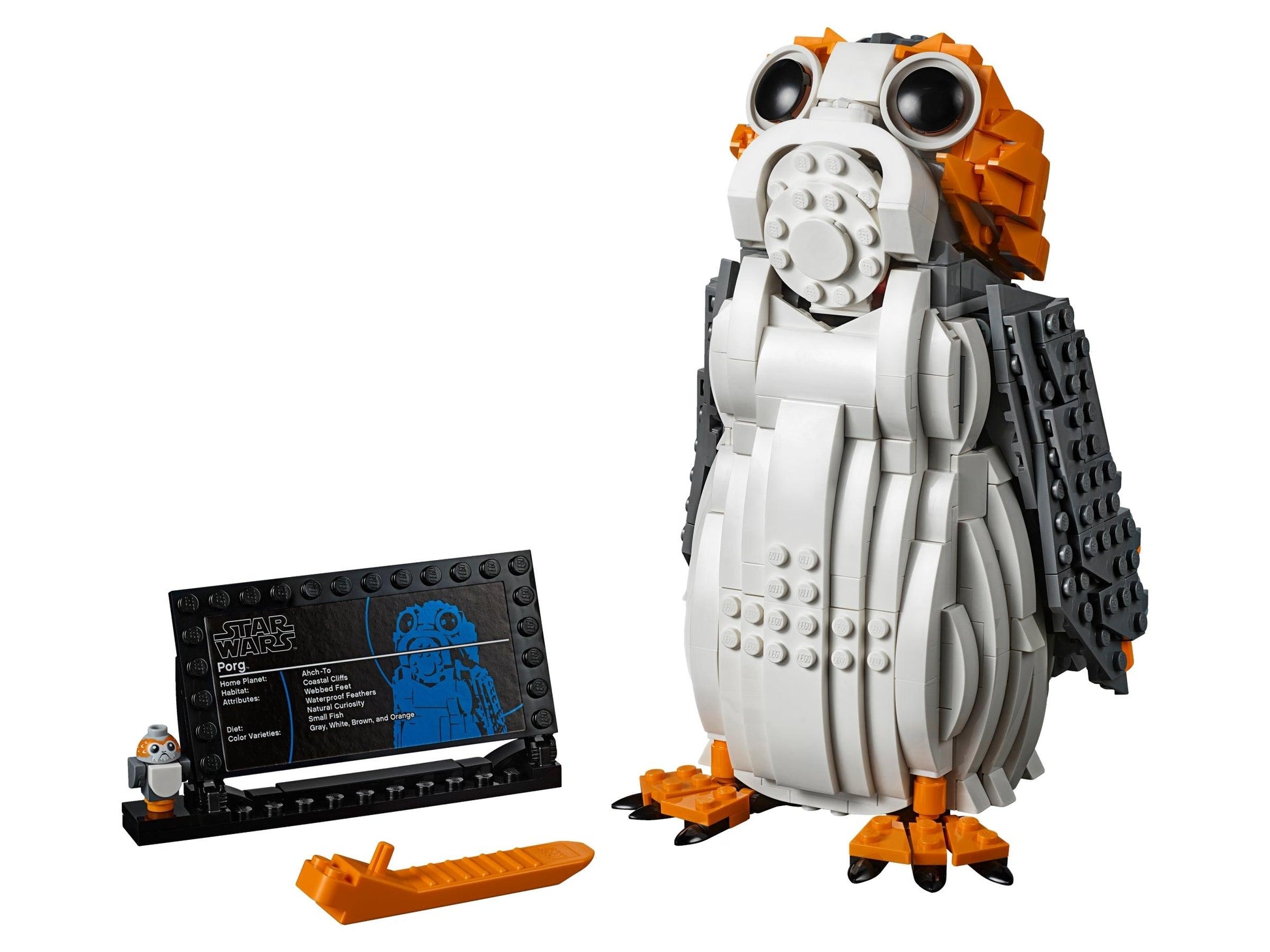 LEGO Porg met snavel en beweegbare vleugels 19 cm hoog 75230 StarWars LEGO STARWARS @ 2TTOYS LEGO €. 59.99