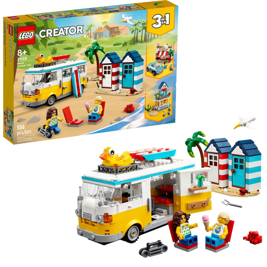 LEGO Strandkampeerbus 31138 Creator LEGO CREATOR @ 2TTOYS | Official LEGO shop😊🥰 LEGO €. 39.98