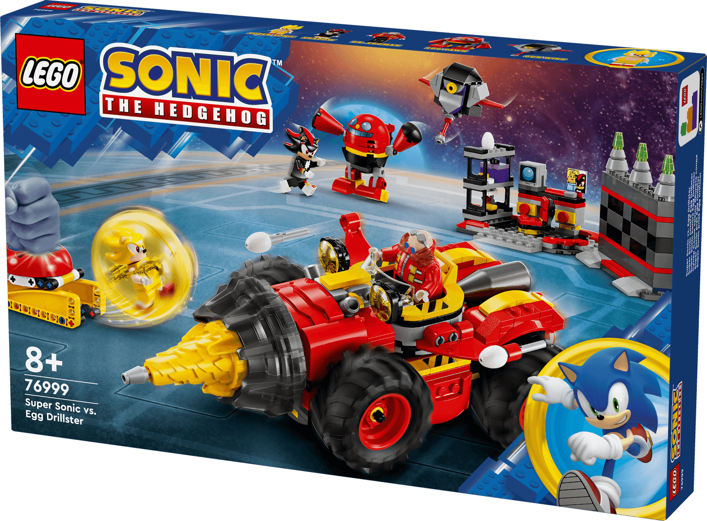 LEGO Super Sonic vs. Egg Drillster 76999 Sonic LEGO Sonic @ 2TTOYS | Official LEGO shop😊🥰 LEGO €. 67.99