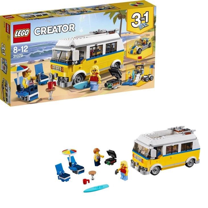 LEGO Surfersbusje Camper Van met vakantievierder 31079 Creator 3-in-1 LEGO CREATOR @ 2TTOYS | Official LEGO shop😊🥰 LEGO €. 24.99