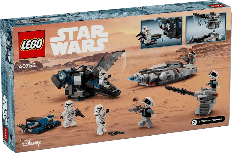 LEGO The Imperial Dropship vs. Rebel Scout Speeder 40755 StarWars LEGO STARWARS @ 2TTOYS | Official LEGO shop😊🥰 LEGO €. 39.99