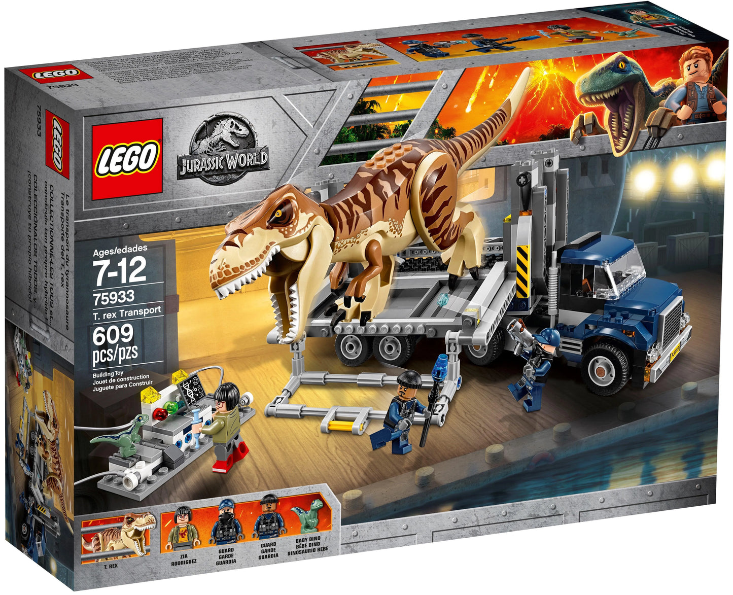 LEGO Transport van de T-Rex 75933 Jurassic World LEGO JURASSIC WORLD @ 2TTOYS | Official LEGO shop😊🥰 LEGO €. 76.99