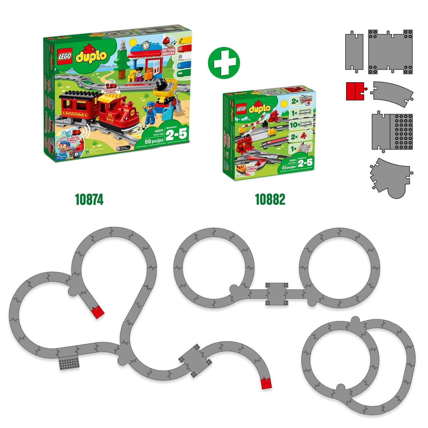 LEGO Trein rails als uitbreiding 10882 DUPLO LEGO DUPLO @ 2TTOYS LEGO €. 16.98