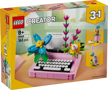 LEGO Typemachine met bloemen 31169 Creator 3-in-1 @ 2TTOYS | Official LEGO shop😊🥰 LEGO €. 26.49