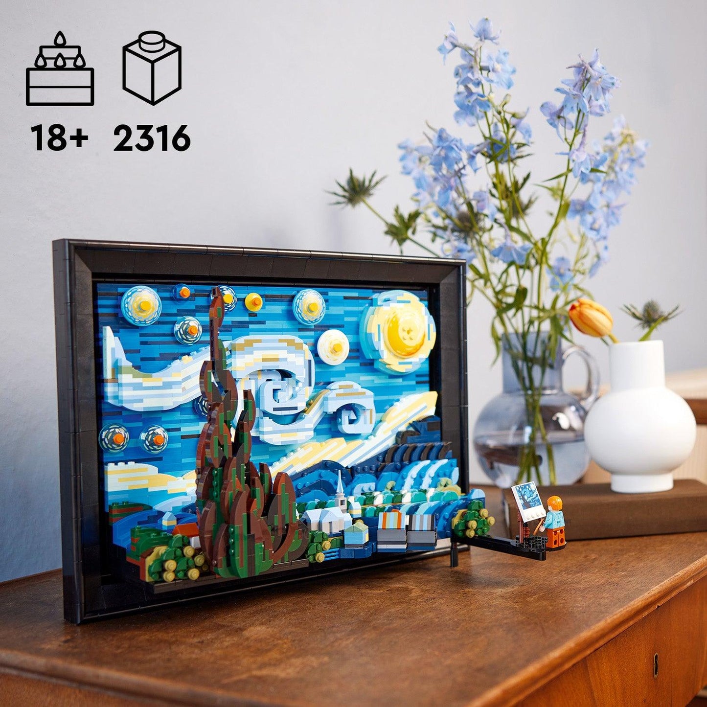 LEGO Vincent van Gogh - De sterrennacht 21333 Ideas LEGO IDEAS @ 2TTOYS LEGO €. 144.49