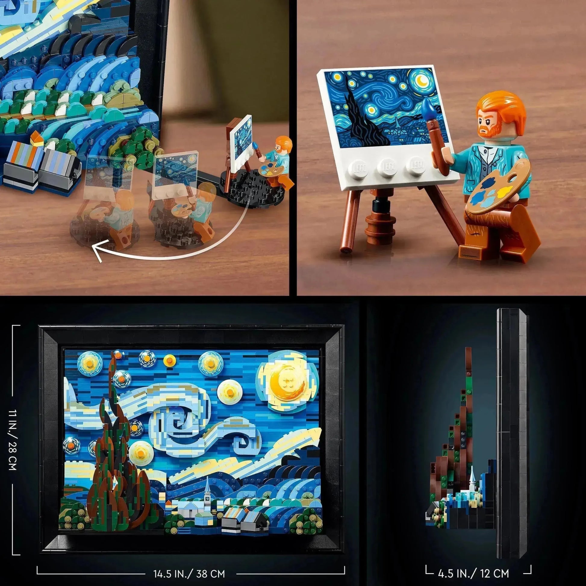 LEGO Vincent van Gogh - De sterrennacht 21333 Ideas (USED) LEGO IDEAS @ 2TTOYS | Official LEGO shop😊🥰 LEGO €. 114.99