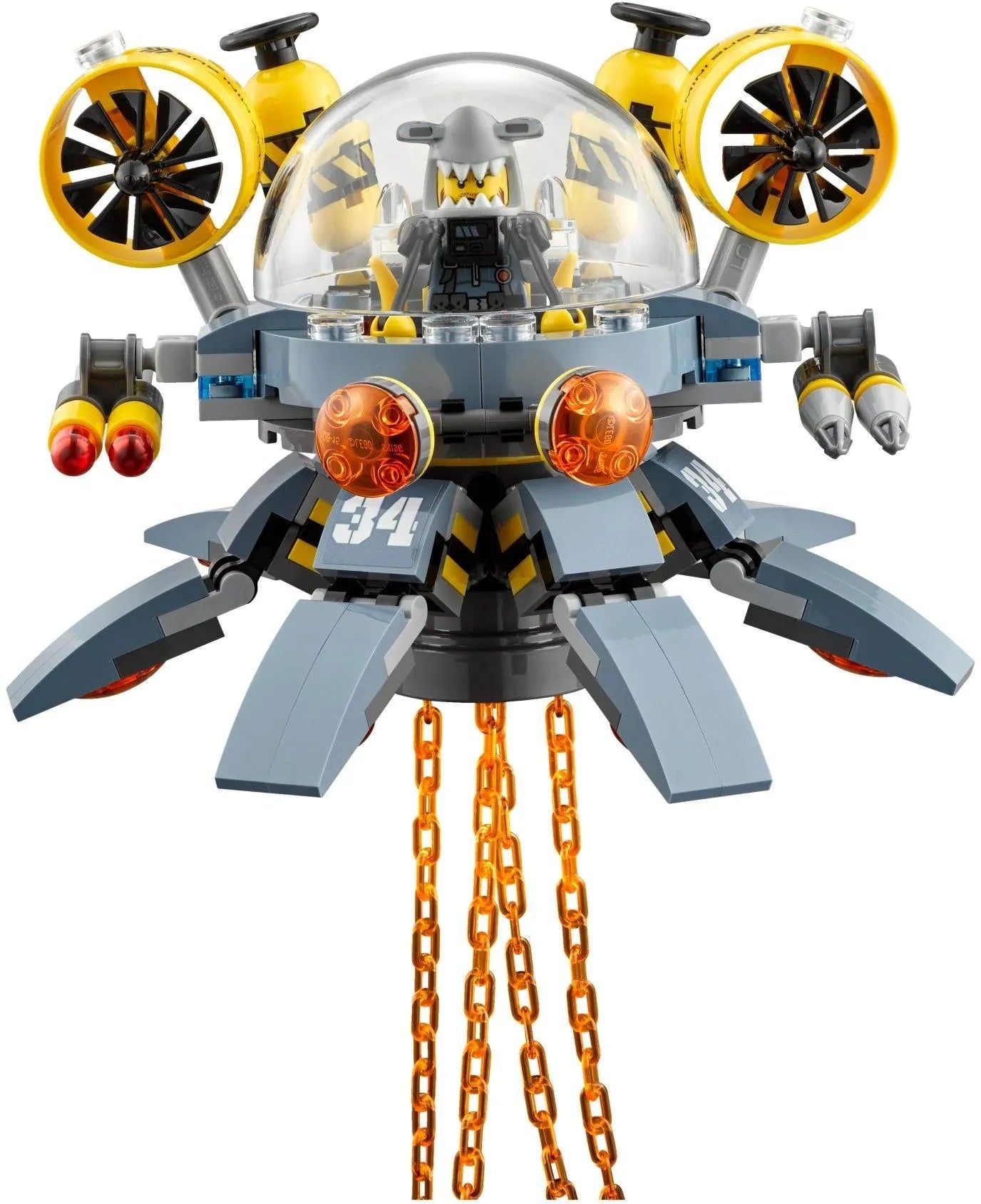 LEGO Vliegende kwal duikboot 70610 Ninjago LEGO NINJAGO @ 2TTOYS | Official LEGO shop😊🥰 LEGO €. 44.99