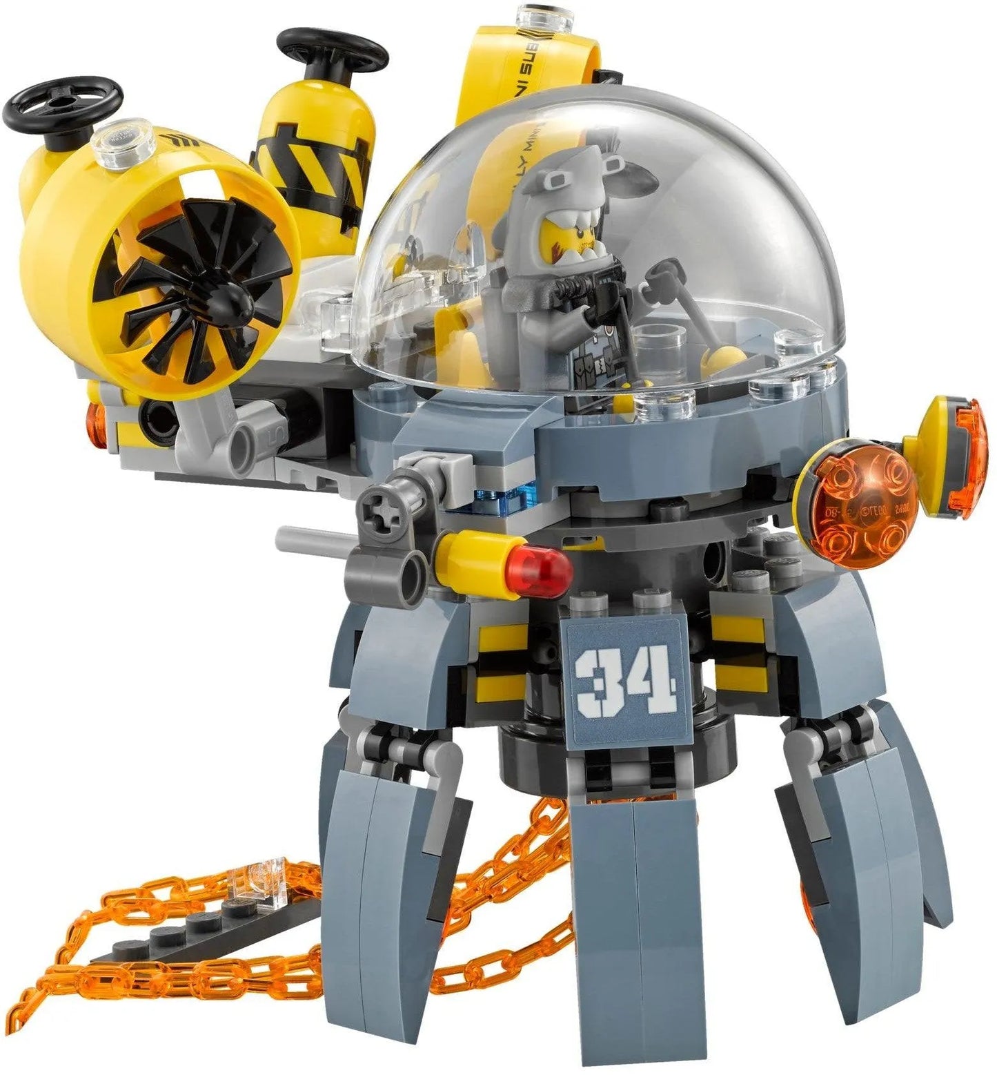 LEGO Vliegende kwal duikboot 70610 Ninjago LEGO NINJAGO @ 2TTOYS | Official LEGO shop😊🥰 LEGO €. 44.99