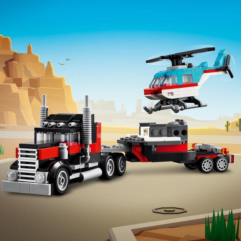 LEGO Vrachtwagen met helikopter 31146 Creator 3 in 1 LEGO CREATOR 3 IN 1 @ 2TTOYS | Official LEGO shop😊🥰 LEGO €. 16.48