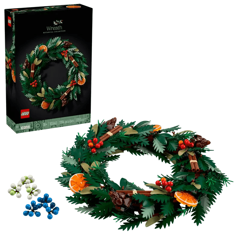 LEGO Wreath 10340 Icons @ 2TTOYS | Official LEGO shop😊🥰 2TTOYS €. 84.99