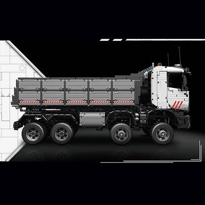 Op afstand bestuurbare kiepende zand truck vrachtwagen 5767 delig (lijkend op MAN 8X4) BLOCKZONE @ 2TTOYS BLOCKZONE €. 559.99