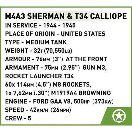 COBI M4A3 Sherman W/T34 Calli 2569 Executive Edition COBI @ 2TTOYS COBI €. 69.99