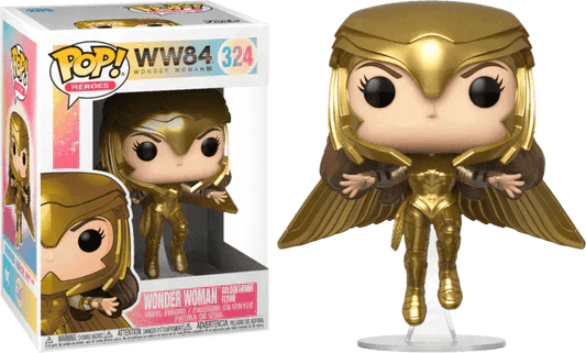 Funko Pop! 324 Wonder Woman 1984 Movies Gold Armour Flying Pose FUN 46660 FUNKO POP @ 2TTOYS FUNKO POP €. 13.49