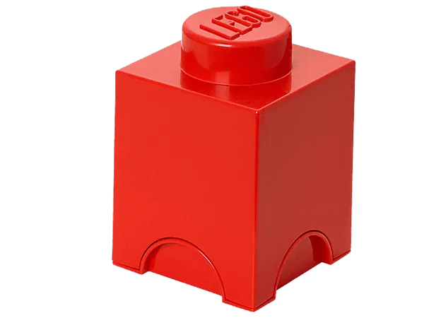 LEGO 1 stud Red Storage Brick 5003566 Gear LEGO Gear @ 2TTOYS | Official LEGO shop😊🥰 LEGO €. 12.49