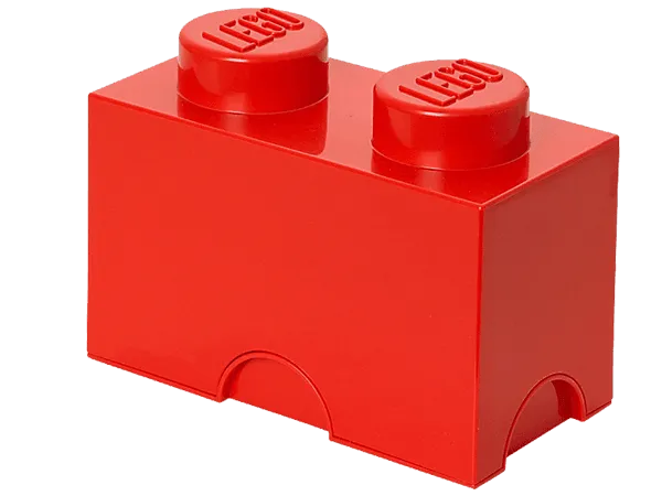 LEGO 2 stud Red Storage Brick 5003569 Gear LEGO Gear @ 2TTOYS | Official LEGO shop😊🥰 LEGO €. 11.99