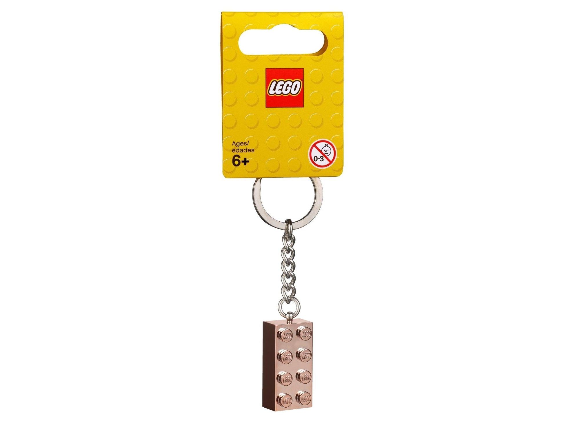 LEGO 2x4 Rose Gold Keyring 853793 Gear LEGO Gear @ 2TTOYS LEGO €. 4.99