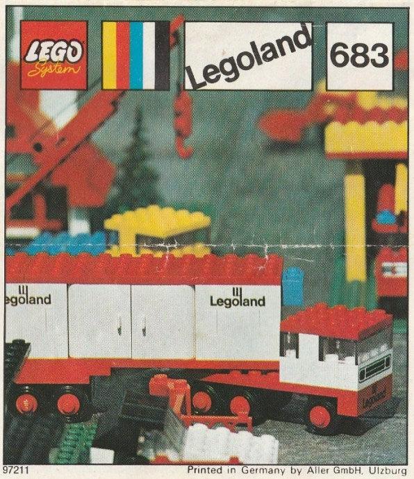 LEGO Articulated Lorry 683 LEGOLAND LEGO LEGOLAND @ 2TTOYS LEGO €. 16.49