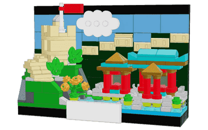 LEGO Beijing Postkaart 40520 Creator Bouwsets @ 2TTOYS | Official LEGO shop😊🥰 LEGO €. 17.99