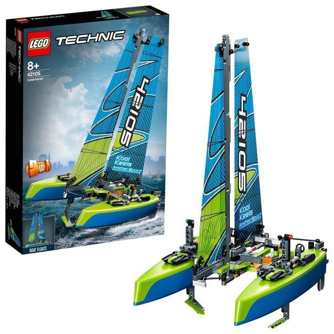 LEGO Catamaran boot met zeilen 42105 Technic LEGO TECHNIC @ 2TTOYS | Official LEGO shop😊🥰 LEGO €. 44.99