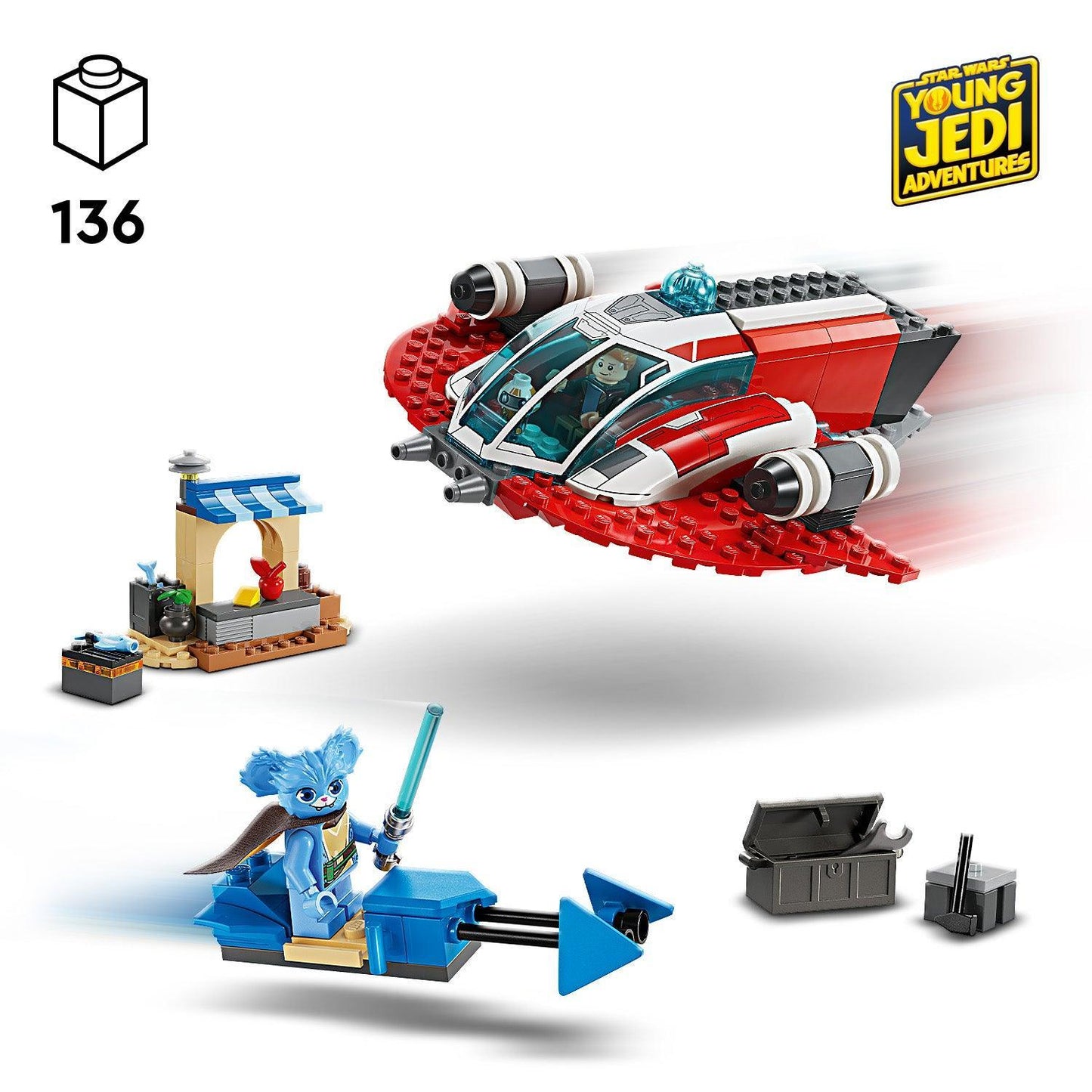 LEGO De Crimson Firehawk™ 75384 StarWars LEGO Star Wars TM @ 2TTOYS LEGO €. 44.99