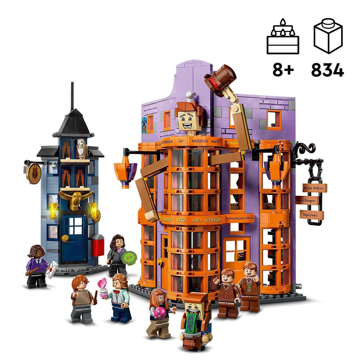 LEGO De Wegisweg™: De Tovertweelings Topfopshop 76422 Harry Potter LEGO HARRY POTTER @ 2TTOYS | Official LEGO shop😊🥰 LEGO €. 129.99