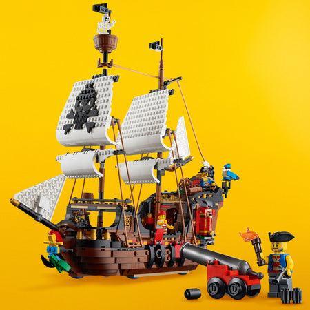 LEGO Groot Piraten schip met 2 masten 31109 Creator 3-in-1 LEGO CREATOR @ 2TTOYS LEGO €. 99.99