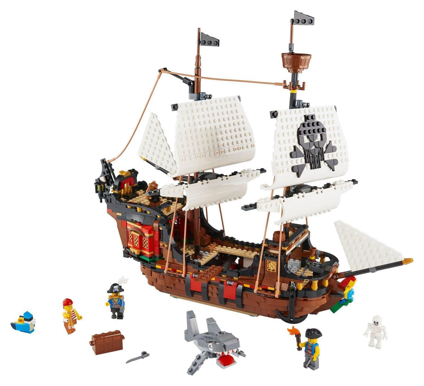 LEGO Groot Piraten schip met 2 masten 31109 Creator 3-in-1 LEGO CREATOR @ 2TTOYS | Official LEGO shop😊🥰 LEGO €. 99.99