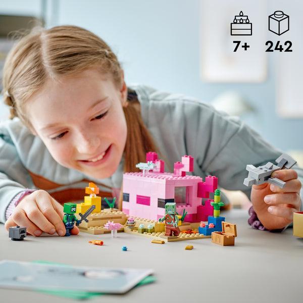 LEGO Het axolotlhuis 21247 Minecraft LEGO @ 2TTOYS LEGO €. 22.48