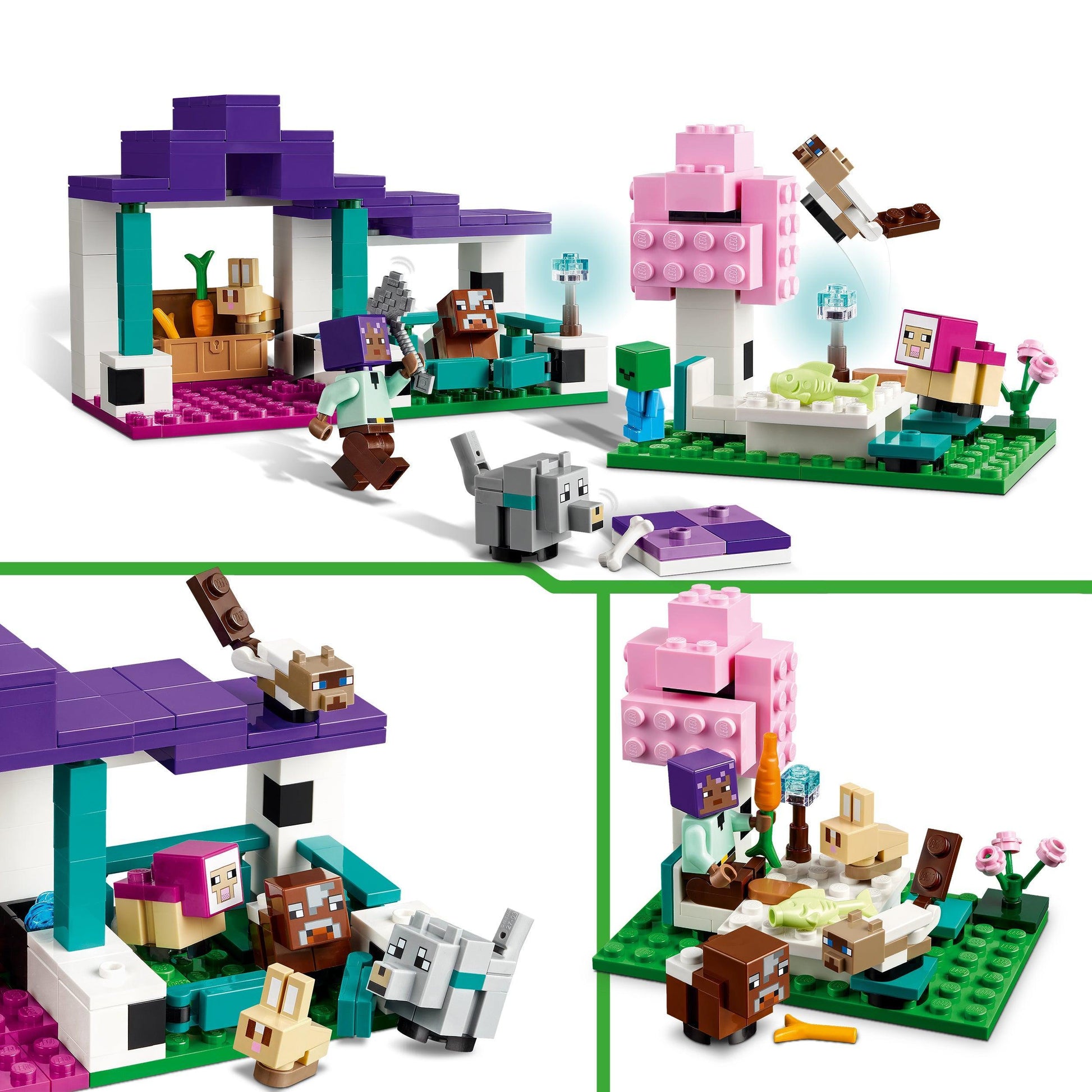 LEGO Het dierenasiel 21253 Minecraft LEGO MINECRAFT @ 2TTOYS LEGO €. 16.98