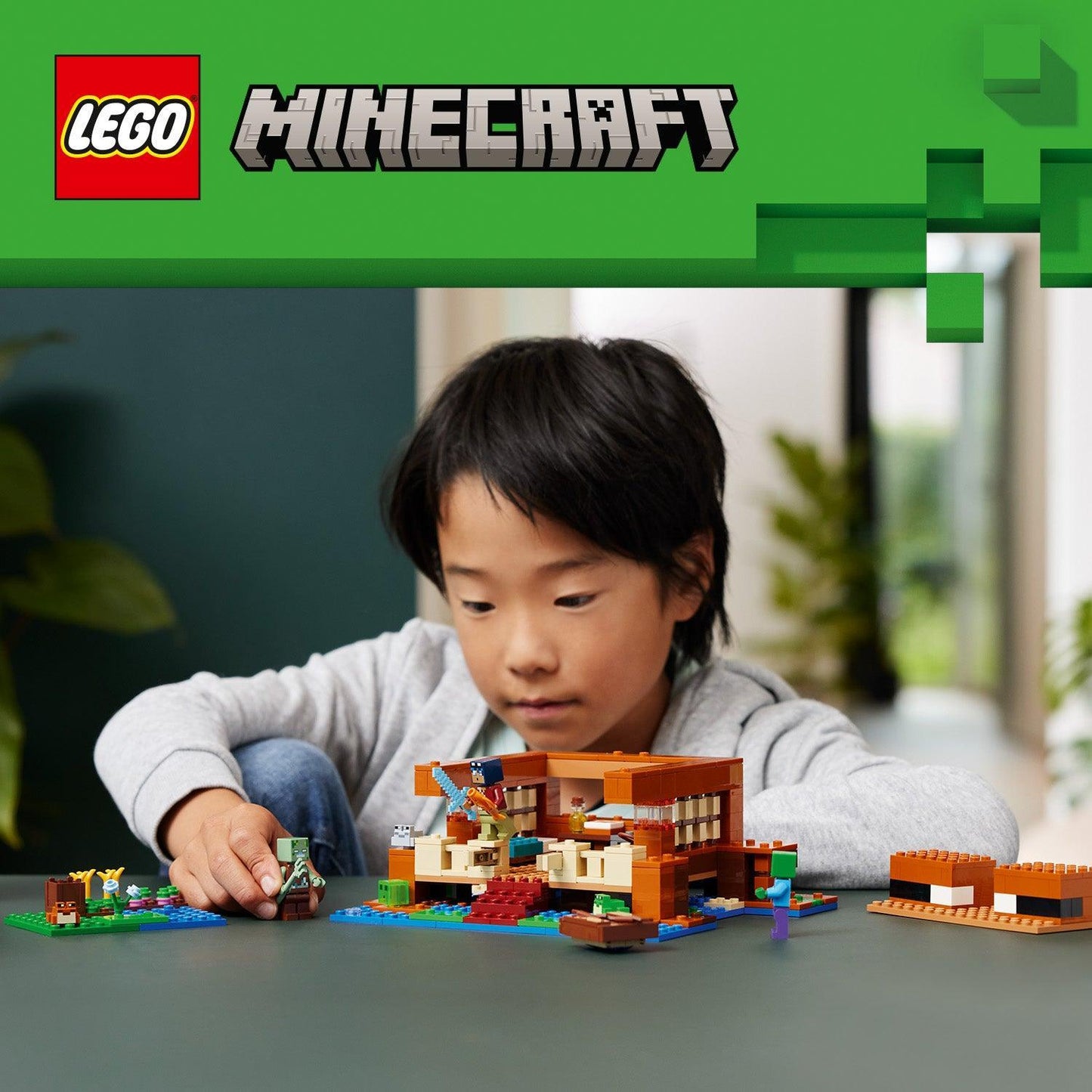 LEGO Het kikker huis 21256 Minecraft LEGO MINECRAFT @ 2TTOYS | Official LEGO shop😊🥰 LEGO €. 46.49