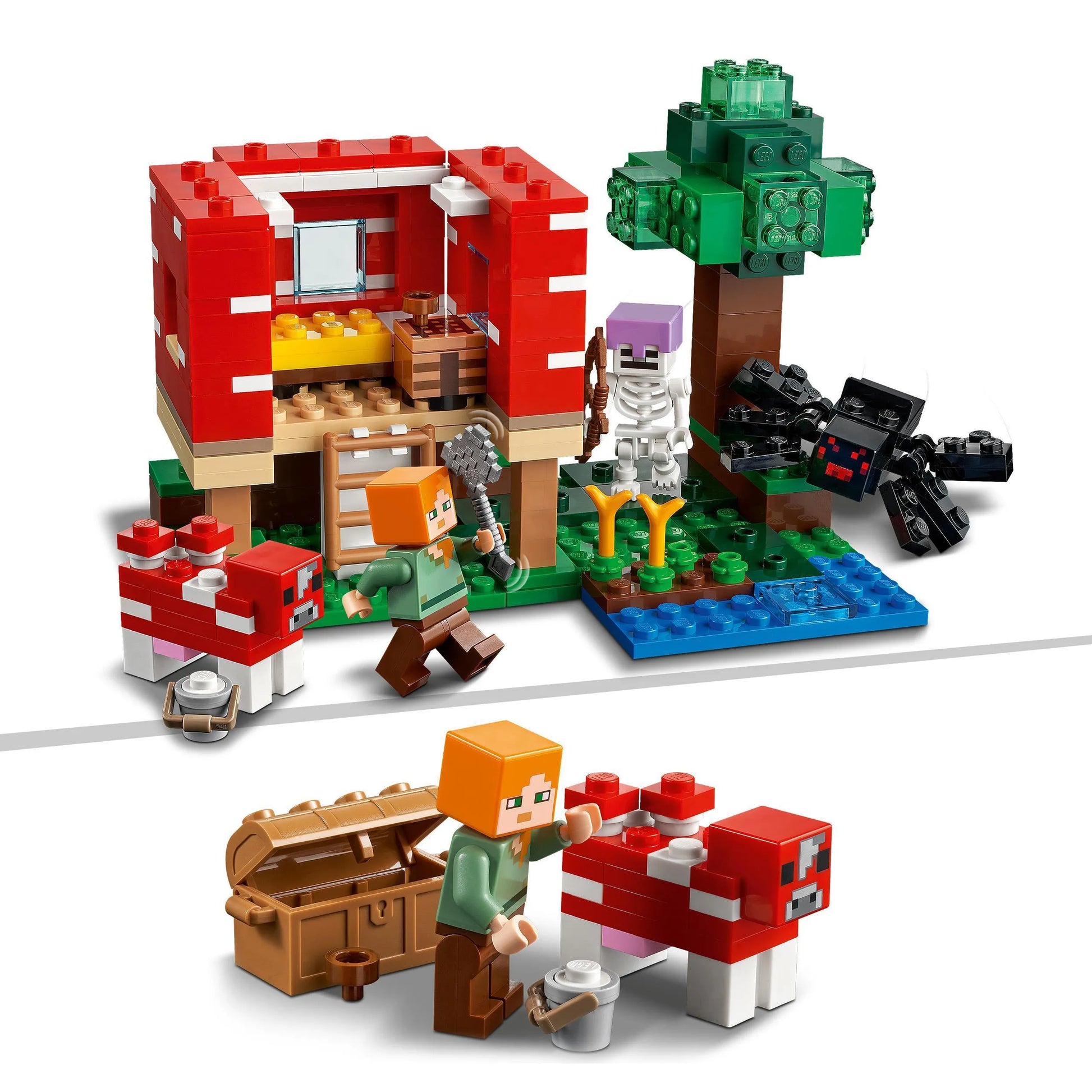 LEGO Het Paddenstoelenhuis 21179 Minecraft LEGO MINECRAFT @ 2TTOYS | Official LEGO shop😊🥰 LEGO €. 16.49