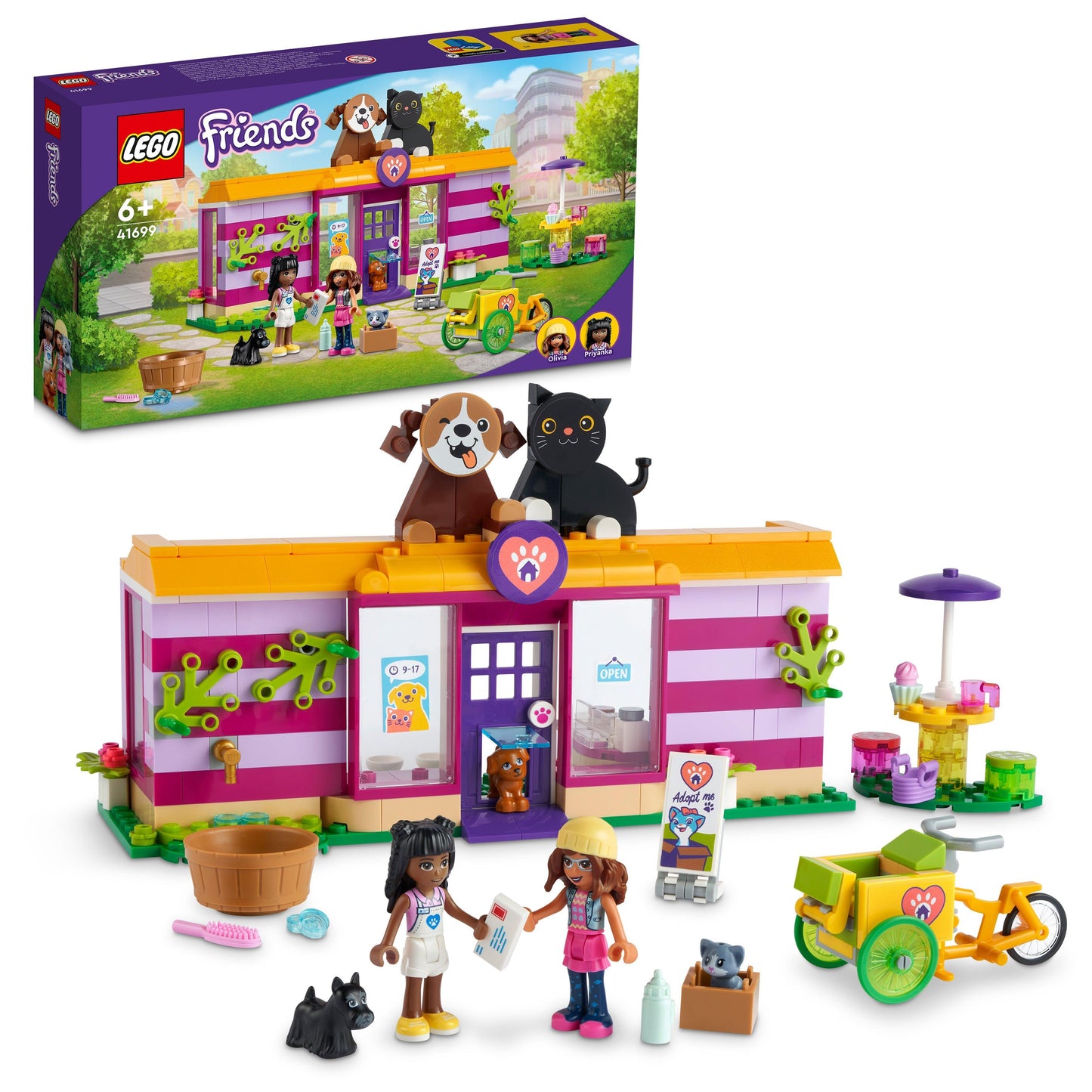 LEGO Huisdieren adoptie centrum Asiel 41699 Friends LEGO FRIENDS @ 2TTOYS LEGO €. 25.49