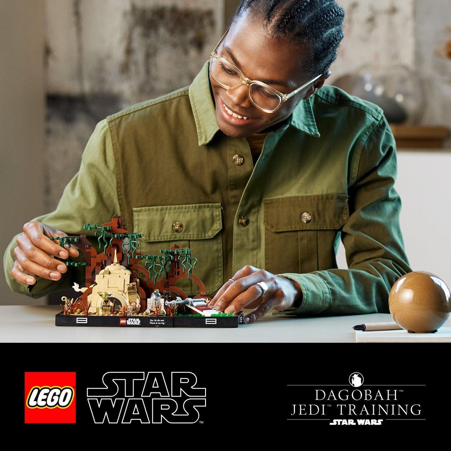 LEGO Jedi training op Dagobah diorama 75330 StarWars LEGO STARWARS @ 2TTOYS LEGO €. 99.99