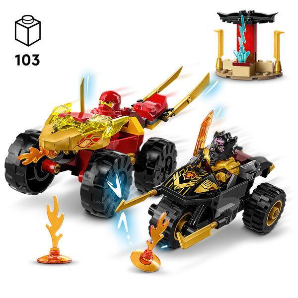 LEGO Kai en Ras' duel tussen auto en motor 71789 Ninjago LEGO @ 2TTOYS | Official LEGO shop😊🥰 LEGO €. 20.99